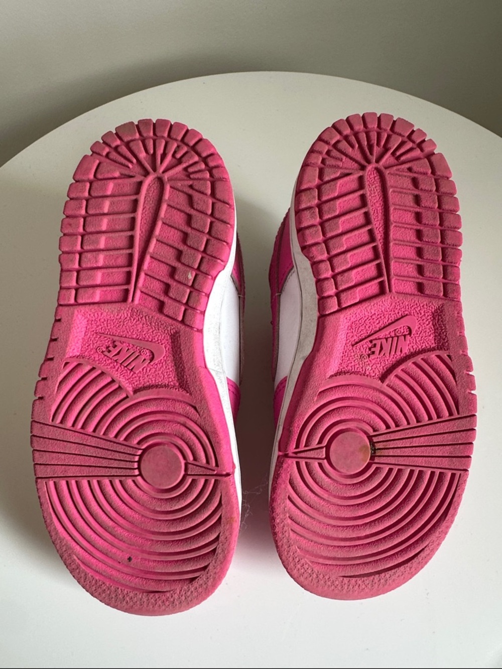 Nike Dunk Low Toddler White/Laser Fuchsia 9C - Picture 12 of 13